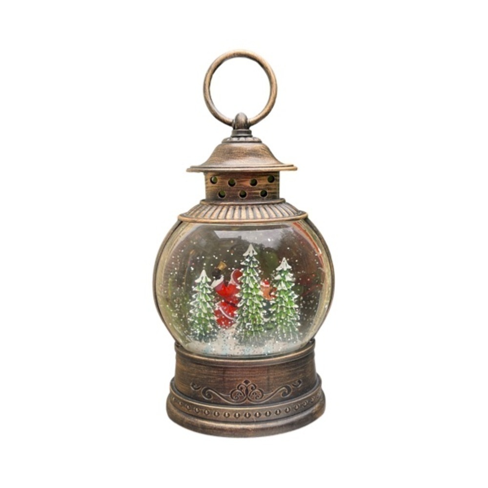 Melrose Santa Snow Globe Lantern - Picture 3 of 8